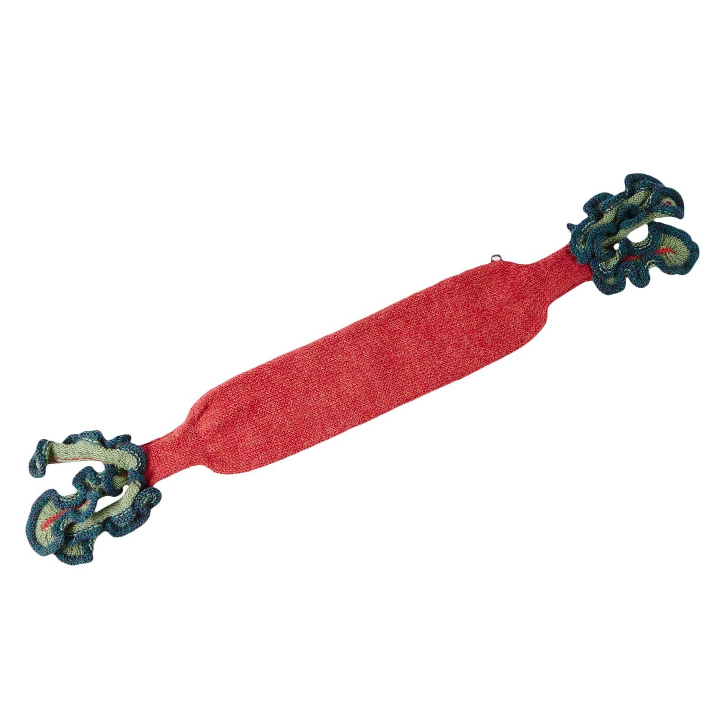Baby Red Alpaca Wool Beet Trims Neck
