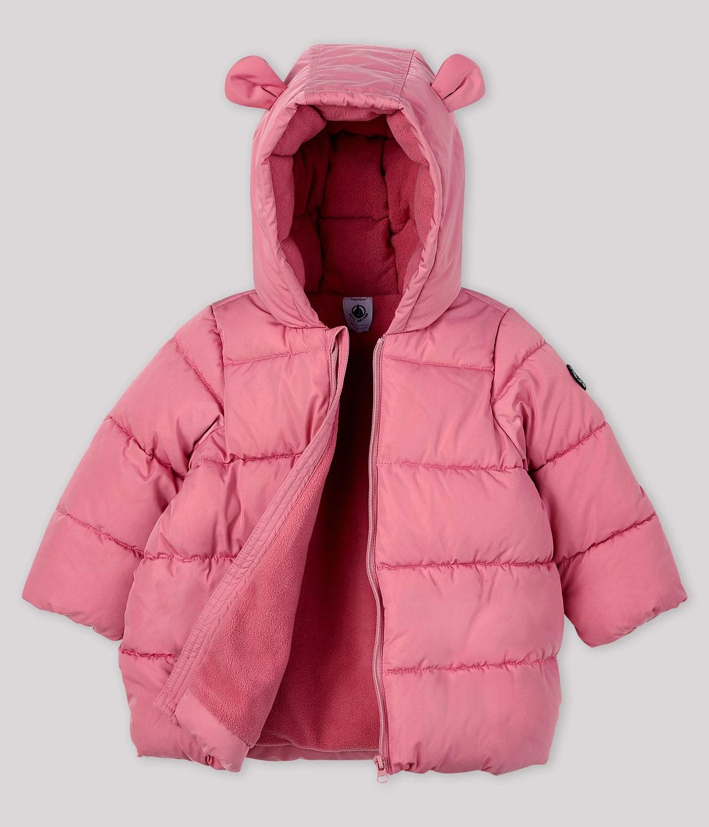 Baby Girls Pink Padded Down Coat