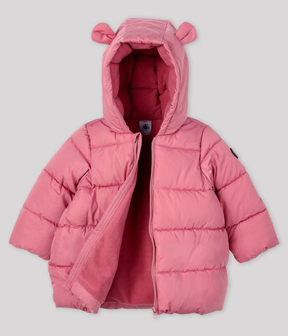 Baby Girls Pink Padded Down Coat