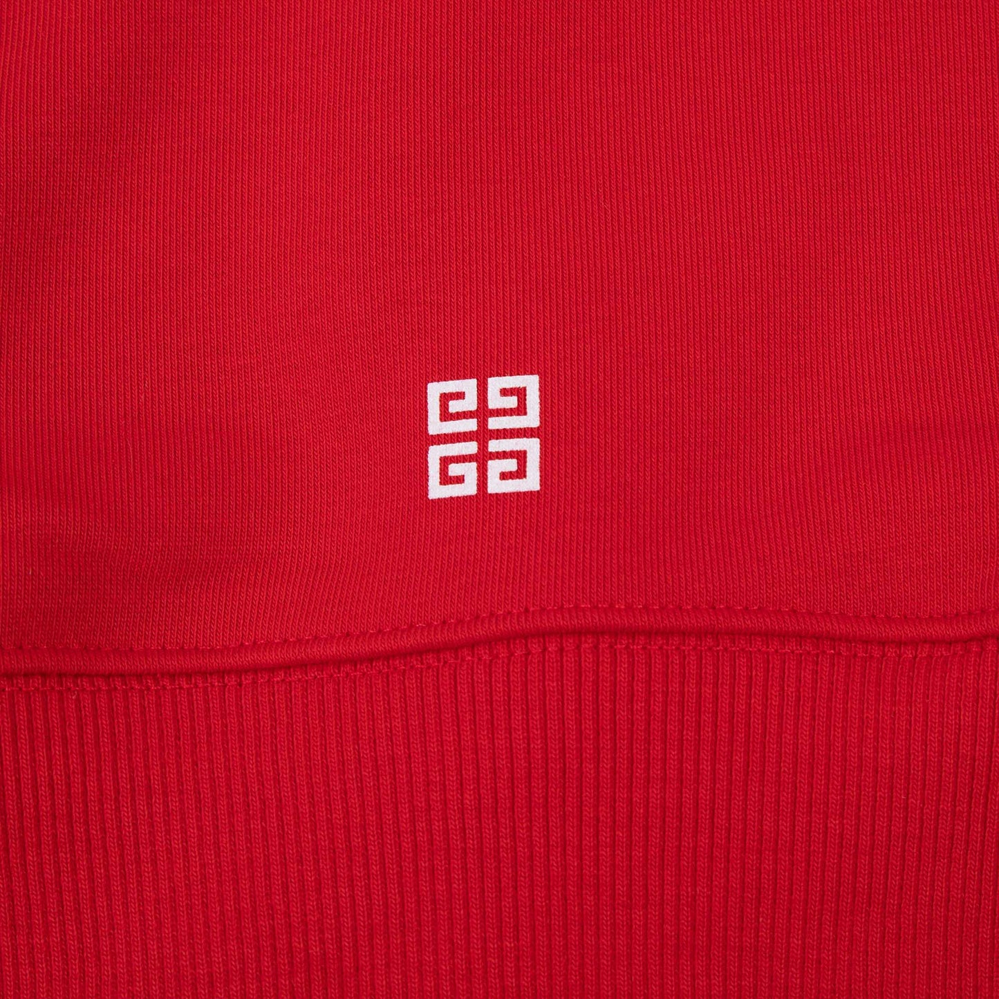 男童红色Logo棉卫衣