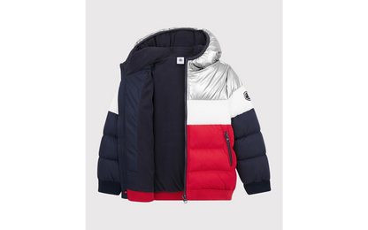 Boys Silvery Padded Down Jacket