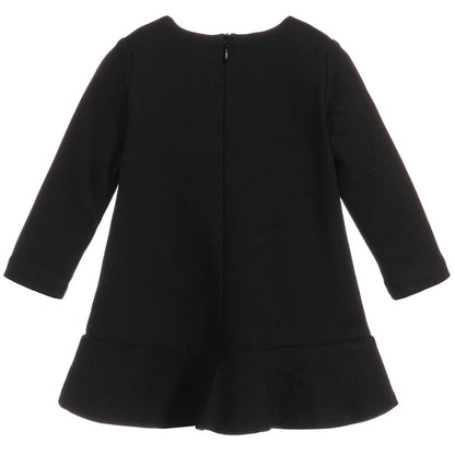 Baby Girls Black Jersey Dress