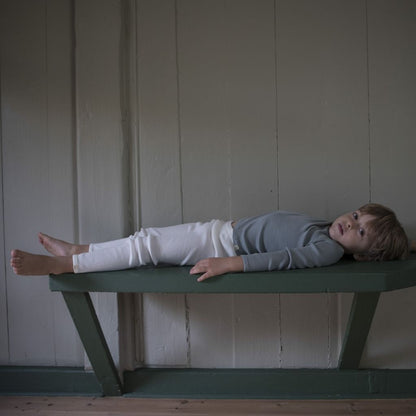 Boys & Girls White Silk Leggings
