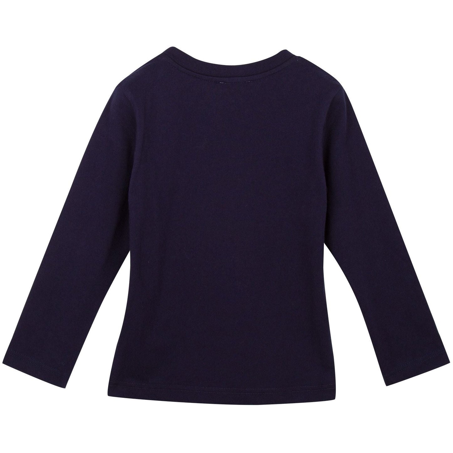 Boys Navy Blue Mountains Printed Cotton T-Shirt