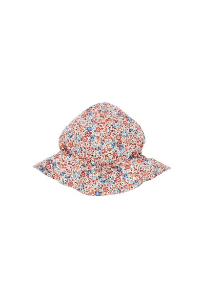 Girls Floral Sun Hat