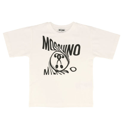 Boys & Girls Optical White T-Shirt