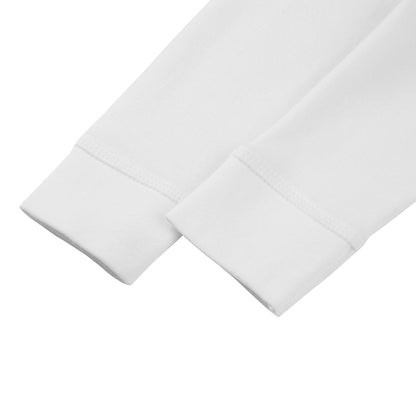 Baby Boys & Girls White Cotton Trousers