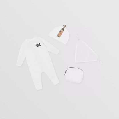 Baby Boys & Girls White Cotton Set