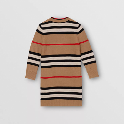 Girls Archive Beige Knit Dress