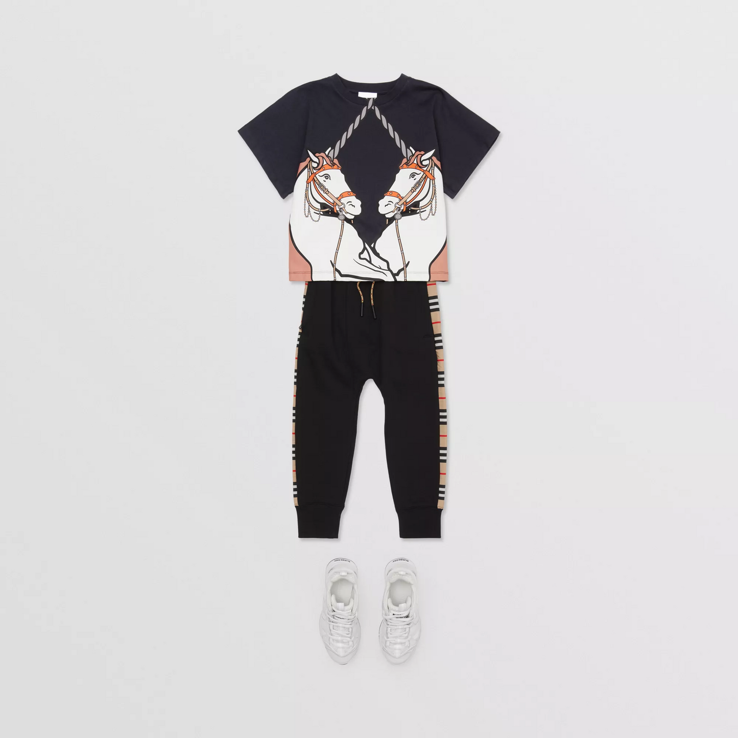 Girls Ink Print Cotton T-Shirt