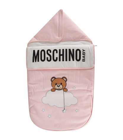 Babies Light Pink Teddy Bear Cotton Blanket
