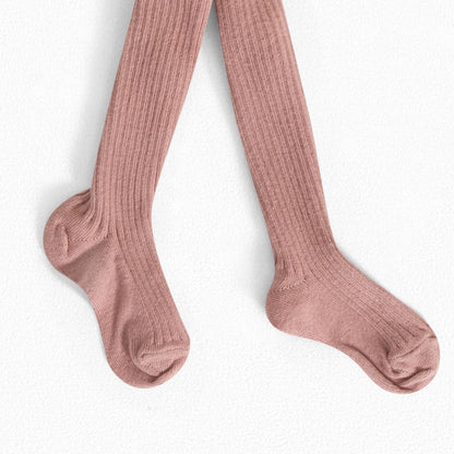 Baby Girls Faded Pink Tights