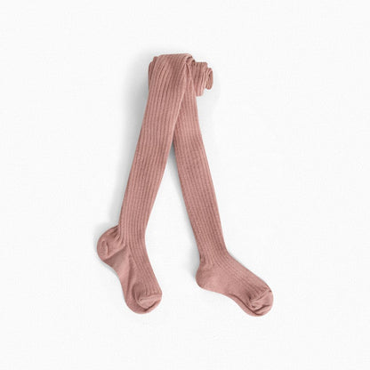Baby Girls Faded Pink Tights