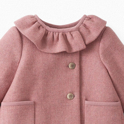 Baby Girls Dusky Pink Coat