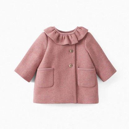 Baby Girls Dusky Pink Coat