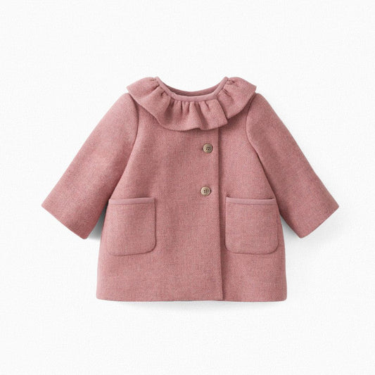 Baby Girls Dusky Pink Coat
