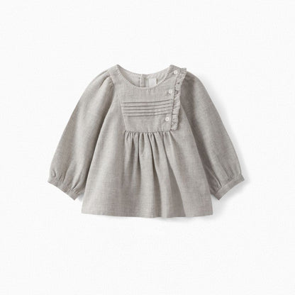 Baby Girls Light Grey Blouse