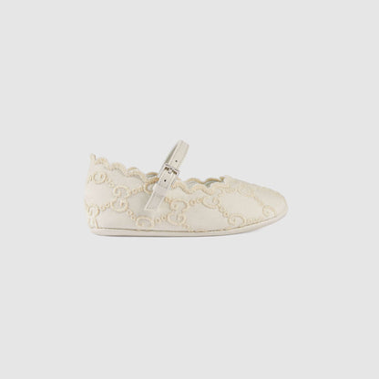 Baby Girls Ivory Ballet Flats