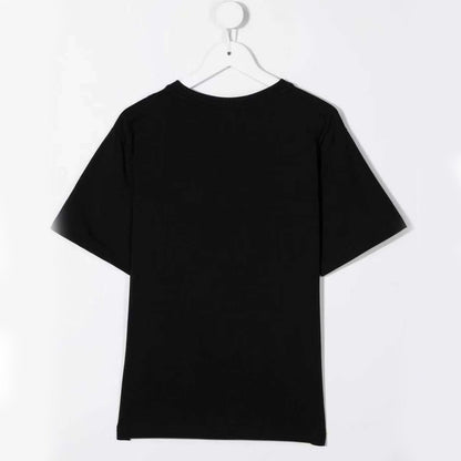 儿童黑色小熊棉T恤