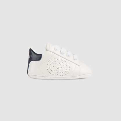Baby Boys & Girls Great White GG Lamb Skin Sneakers