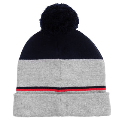 Boys Blue & Grey Cotton Hat