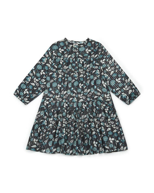 Girls Fusain Floral Dress