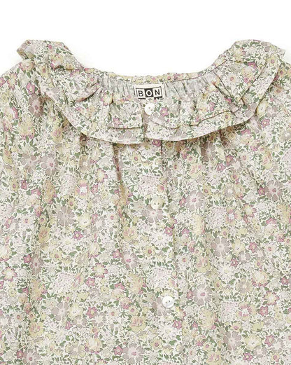 Girls Rose Cotton Blouse