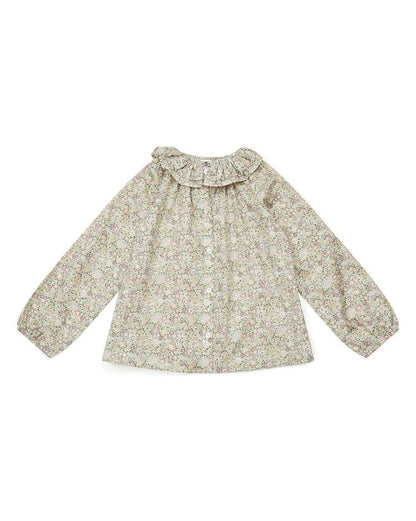 Girls Rose Cotton Blouse