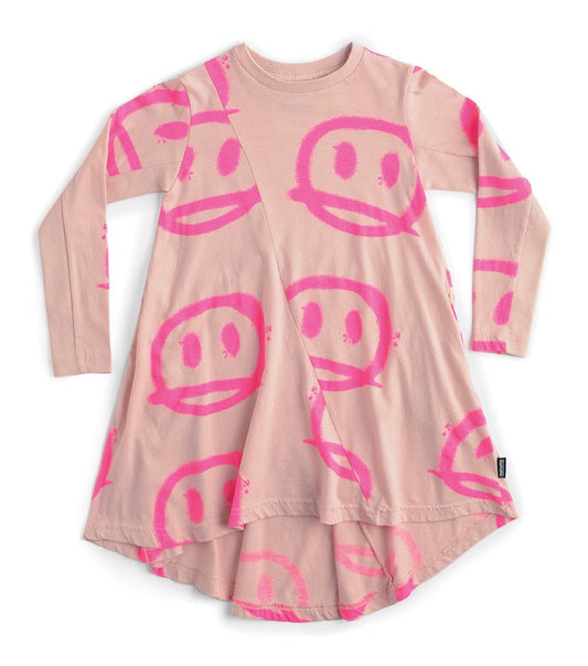 Girls Powder Pink Dress