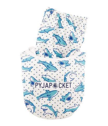 Boys White Dolphin Nightwear Set