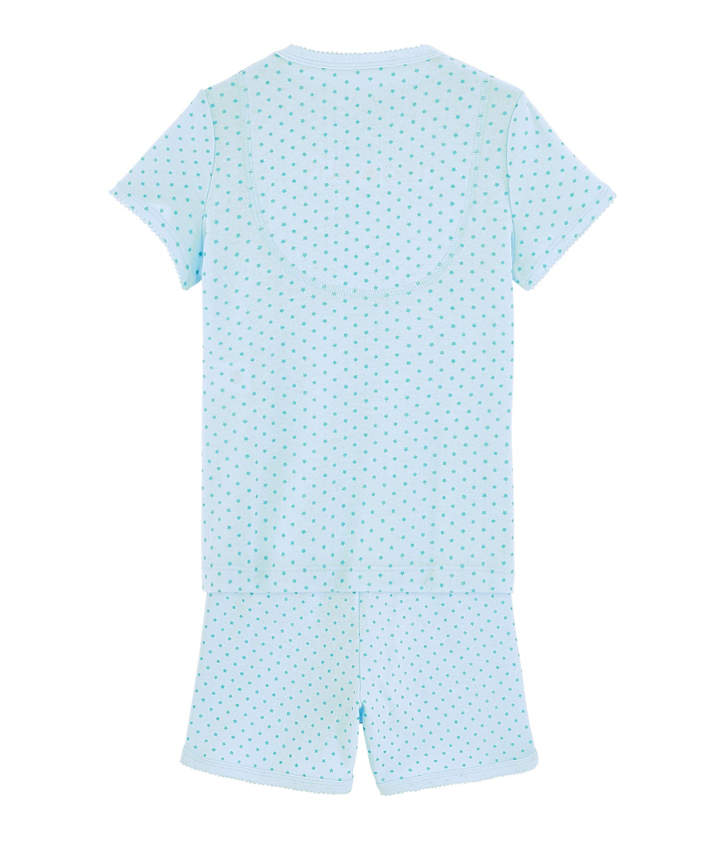 Girls Blue Cotton Nightwear Set