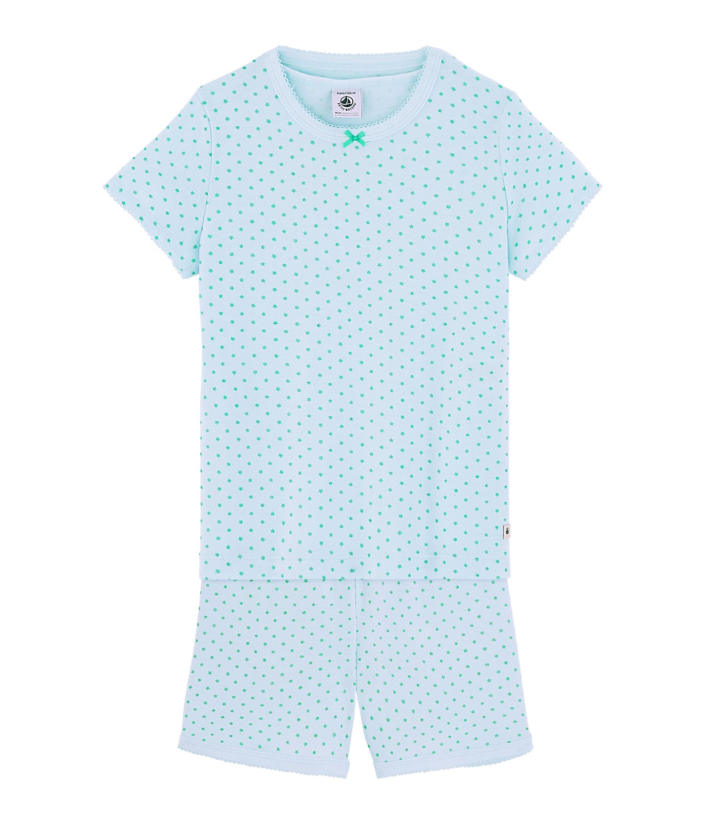 Girls Blue Cotton Nightwear Set