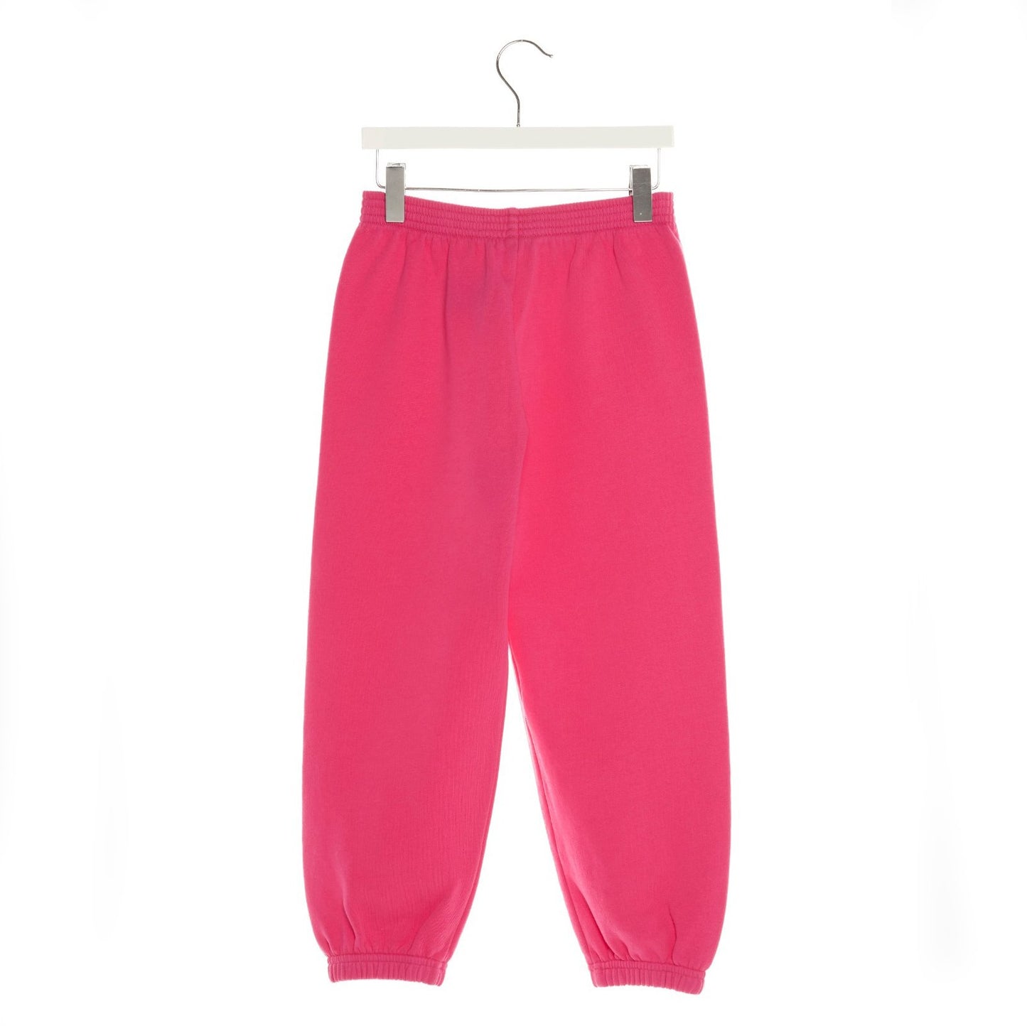 Girls Pink Logo Cotton Trousers