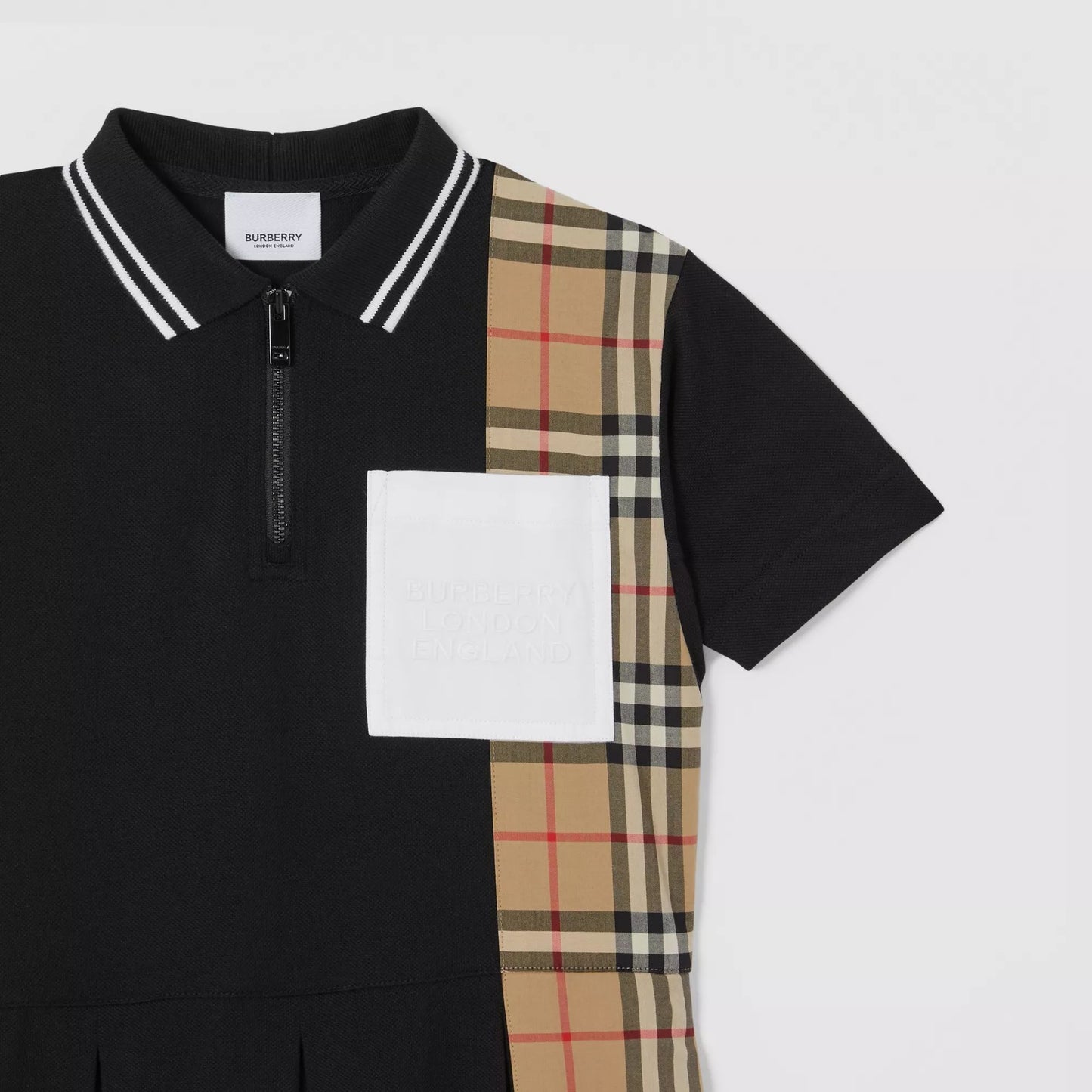 Girls Black Cotton Dress