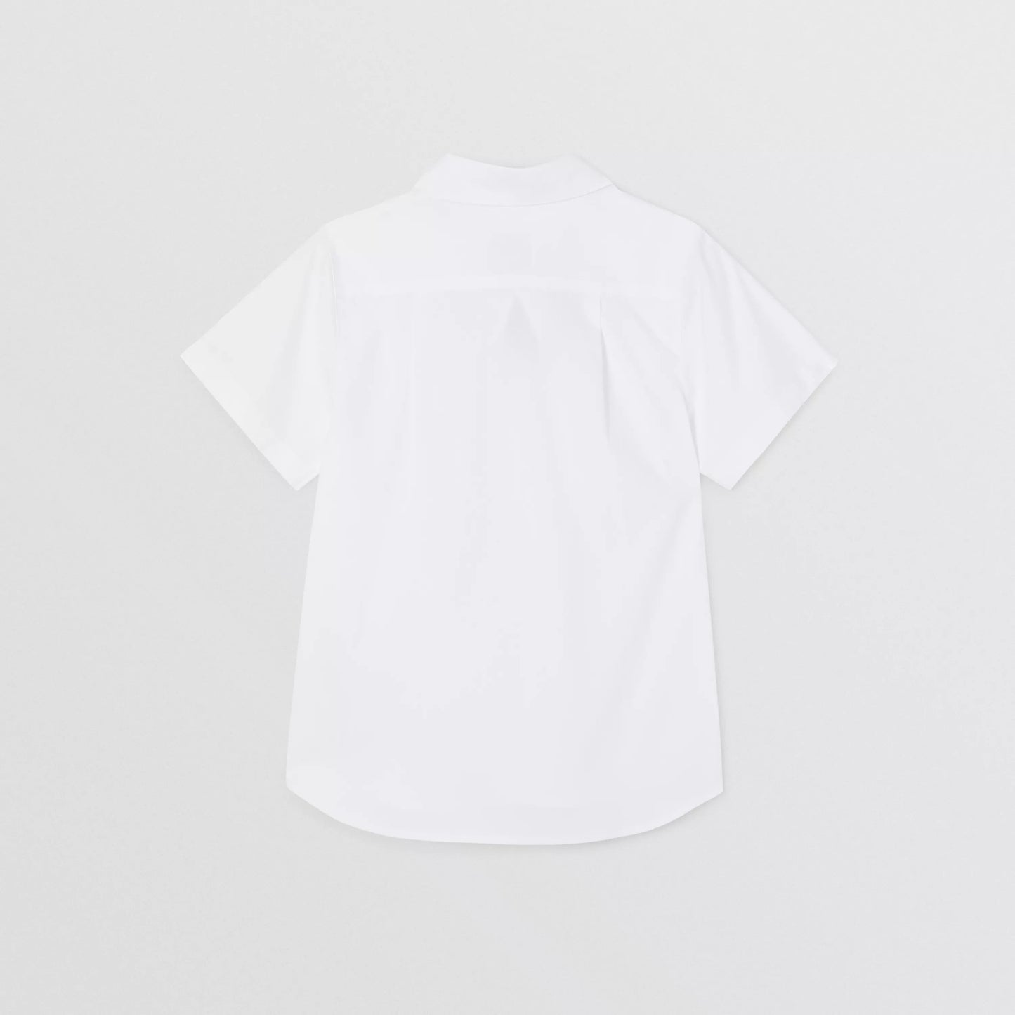 Boys White Stripe Cotton Shirt