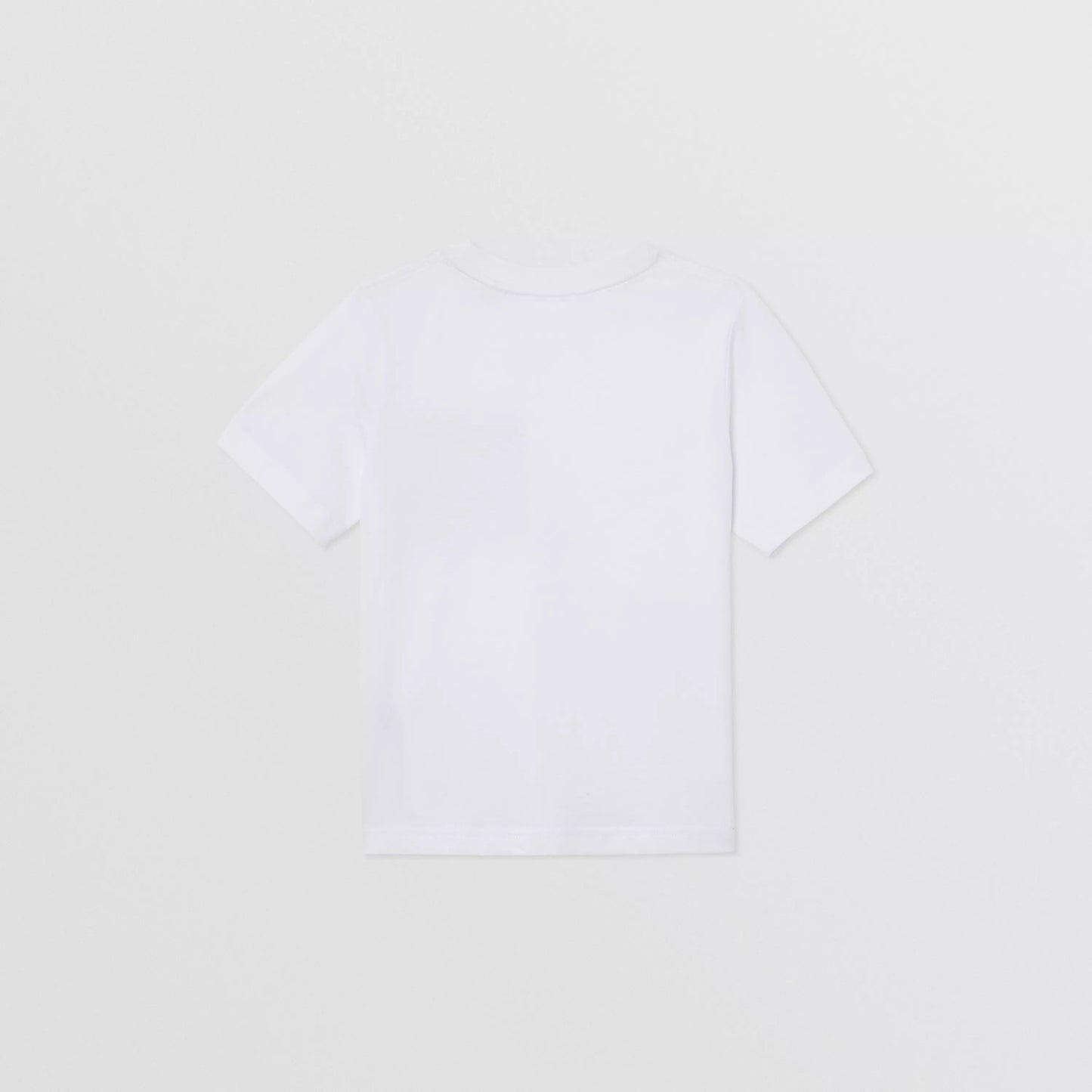 Boys White Cotton T-Shirt