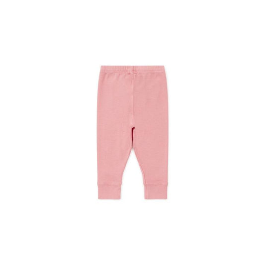 Baby Girls Pink Cotton Trousers