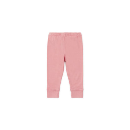Baby Girls Pink Cotton Trousers