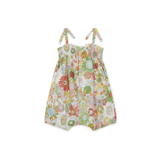 女婴彩色连体裤