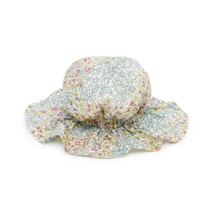 Baby Girls Green Floral Hat