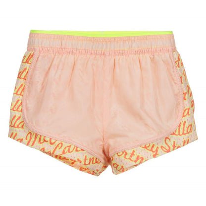 Girls Orange Sport Shorts