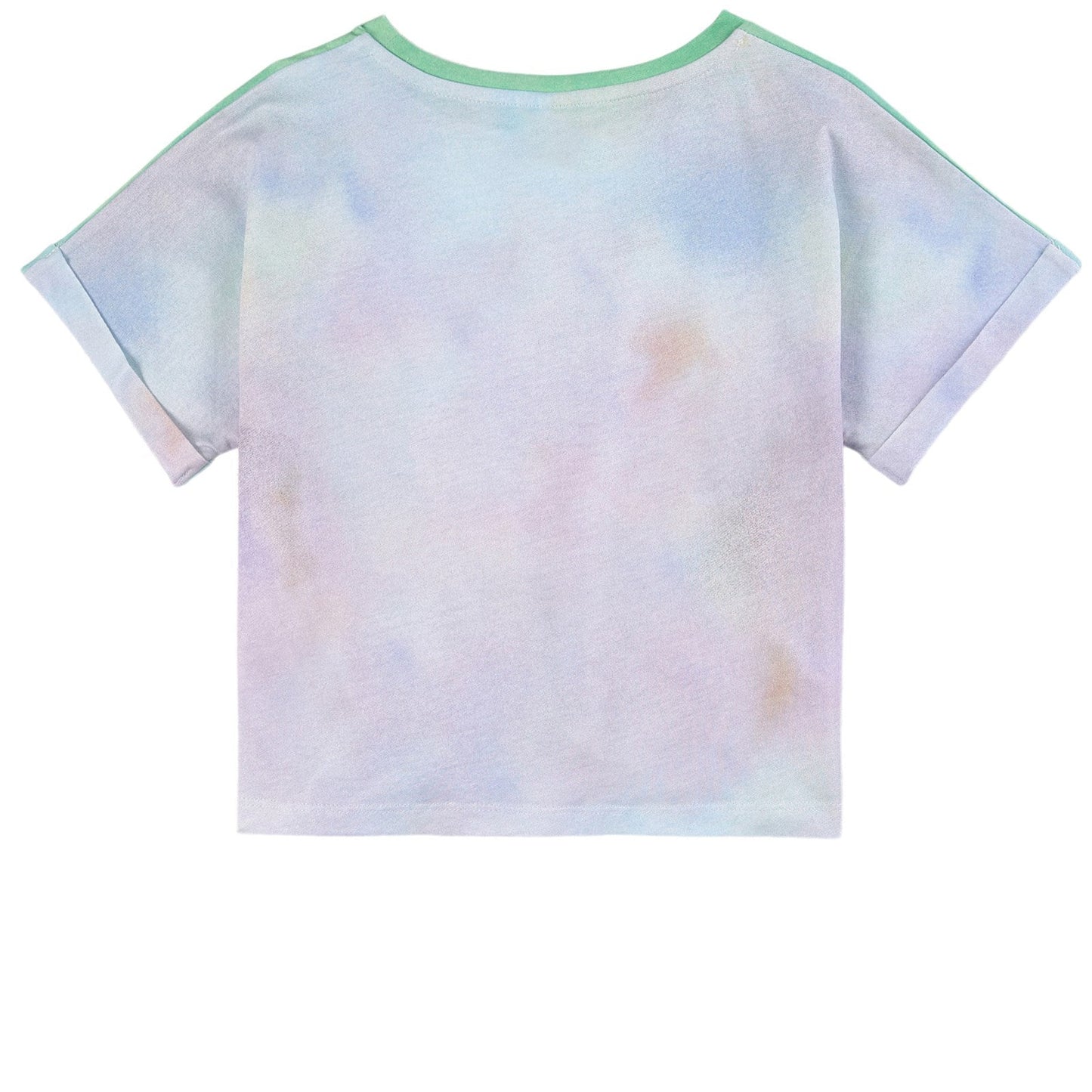 Girls Multicolor Butterfly Cotton T-Shirt