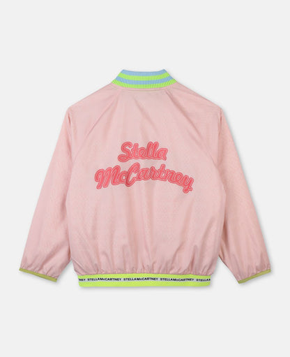 Girls Pink Logo Jacket