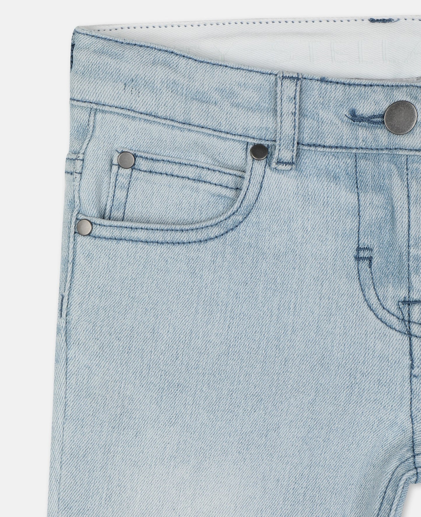 Girls Light Blue Denim Trousers