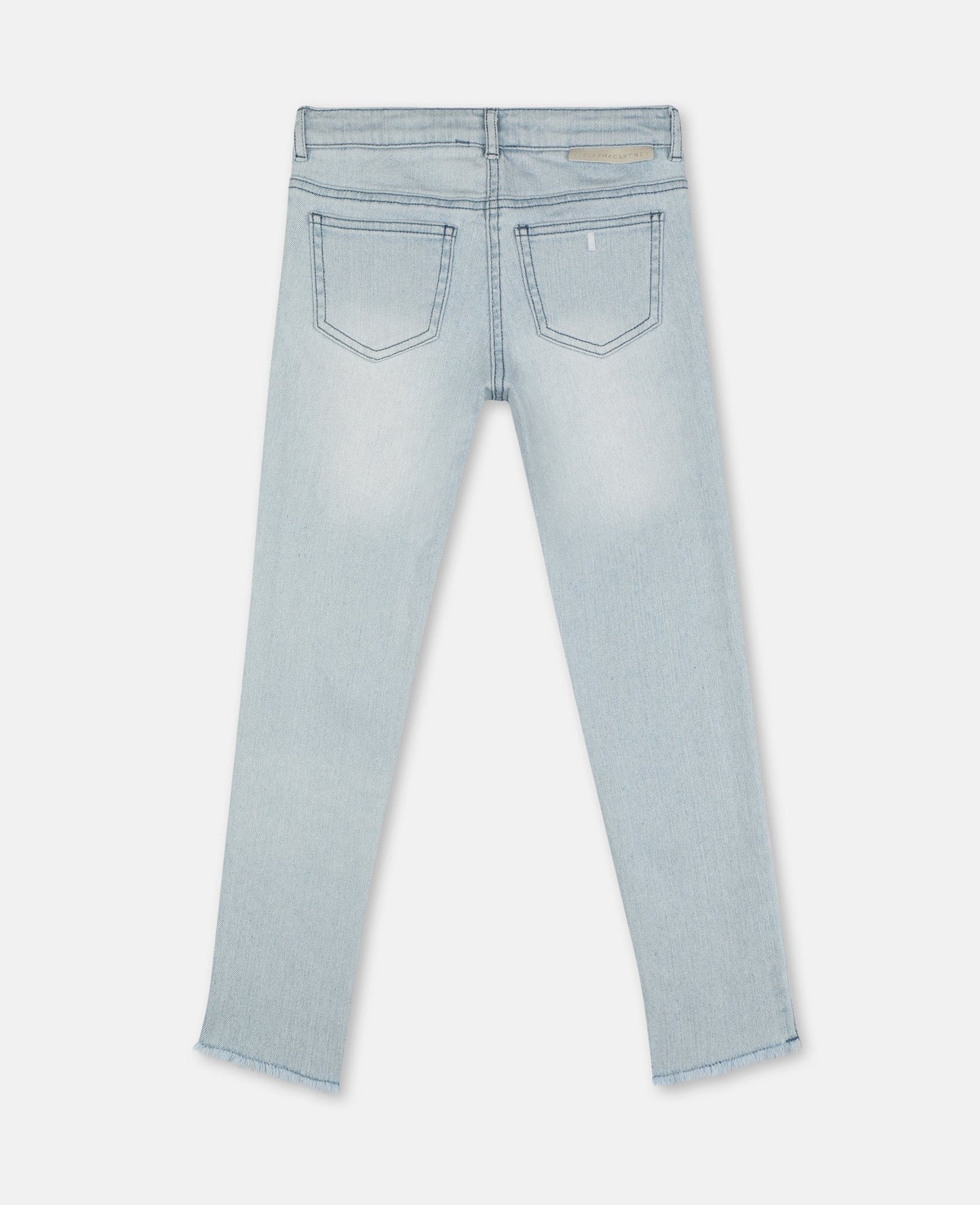 Girls Light Blue Denim Trousers