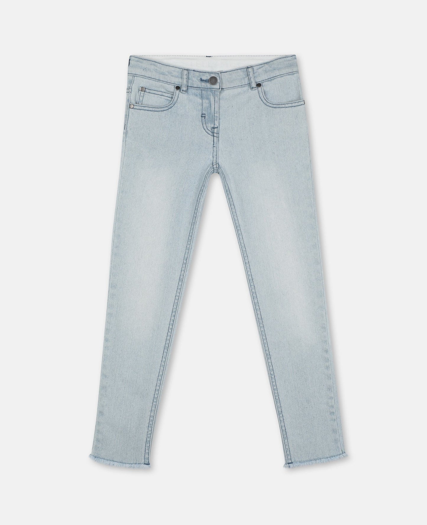 Girls Light Blue Denim Trousers