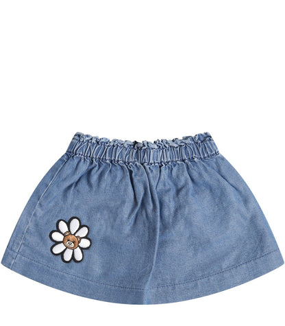 Baby Girls Blue Skirt
