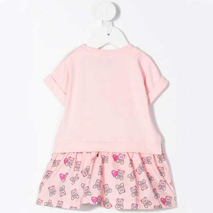 Baby Girls Pink Toy Cotton Dress