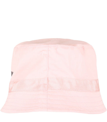 Girls Pink Logo Cotton Hat