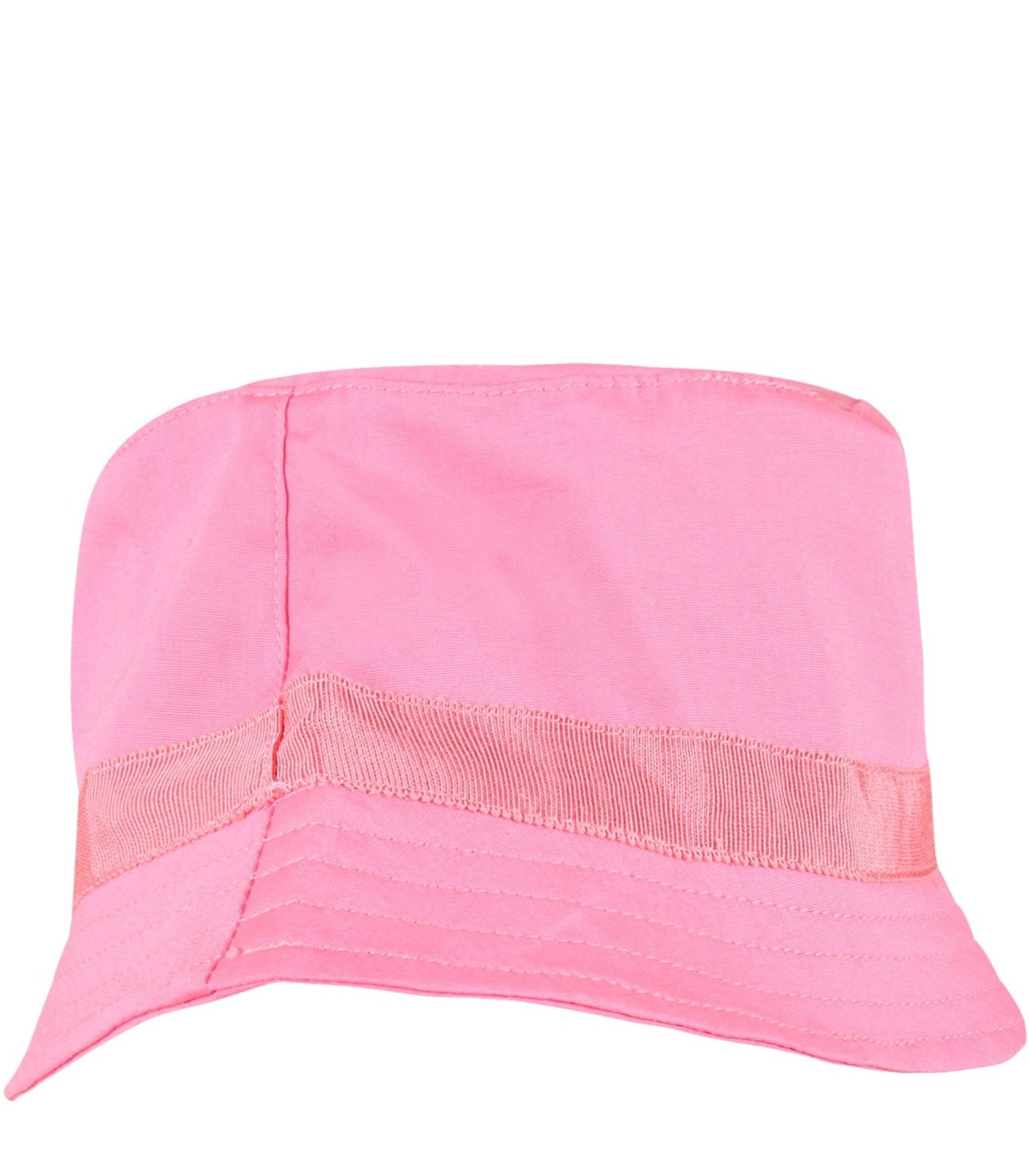 Girls Pink Logo Cotton Hat